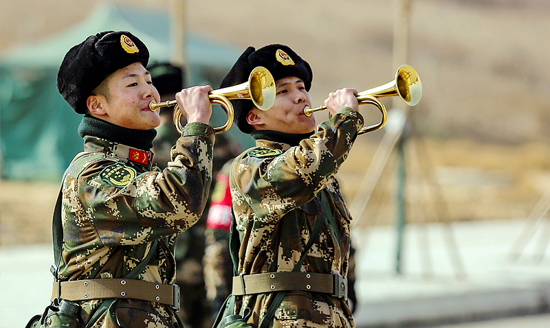 開訓(xùn)！武警甘肅省總隊拉開新年度軍事訓(xùn)練戰(zhàn)幕（組圖）