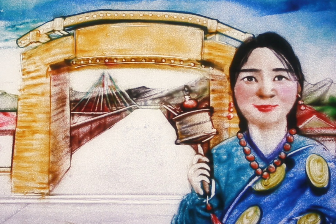 沙畫|奮力追夢(mèng)！2020決戰(zhàn)脫貧攻堅(jiān)“甘肅卷”