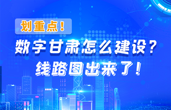 圖解|劃重點(diǎn)！數(shù)字甘肅怎么建設(shè)？線路圖出來了！