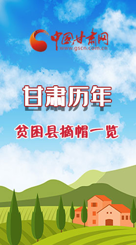 長圖|75→0，一圖回顧甘肅貧困縣摘帽時間