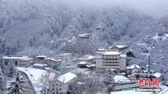 圖為籠罩在雪下的世界。吳永 攝