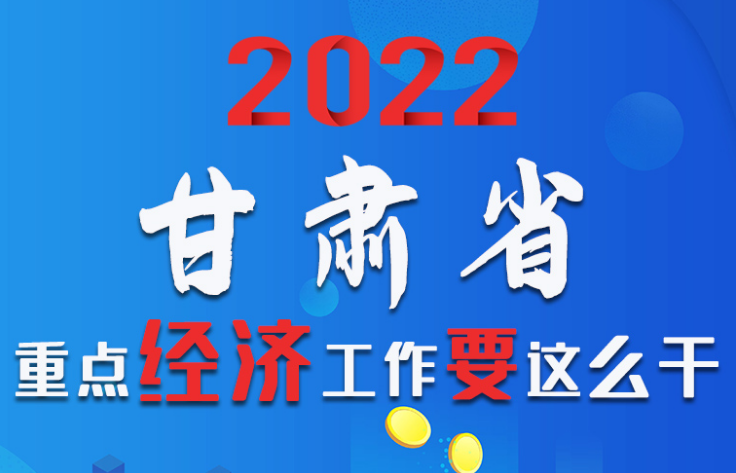 【甘快看·圖解】速覽！2022甘肅省重點經(jīng)濟(jì)工作要這么干！