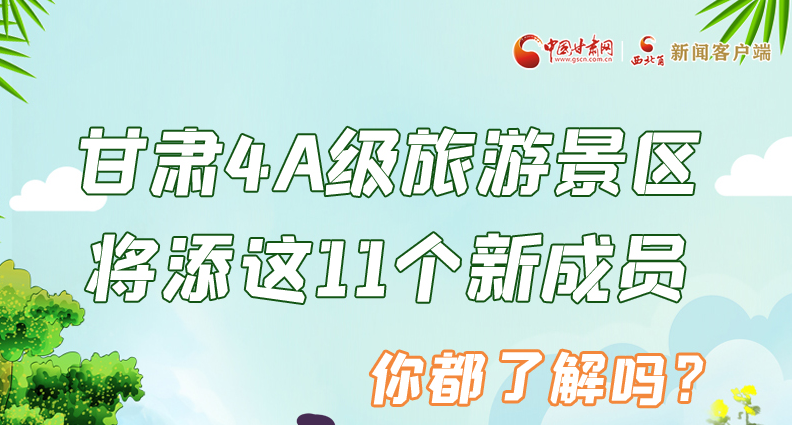 圖解|甘肅4A級旅游景區(qū)將添這11個新成員 你都了解嗎？