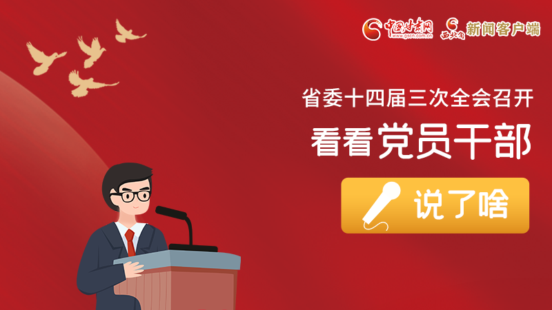 圖解|事關(guān)甘肅省委十四屆三次全會，黨員干部這么說！