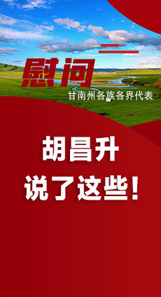  圖解|慰問(wèn)甘南州各族各界代表 胡昌升說(shuō)了這些！