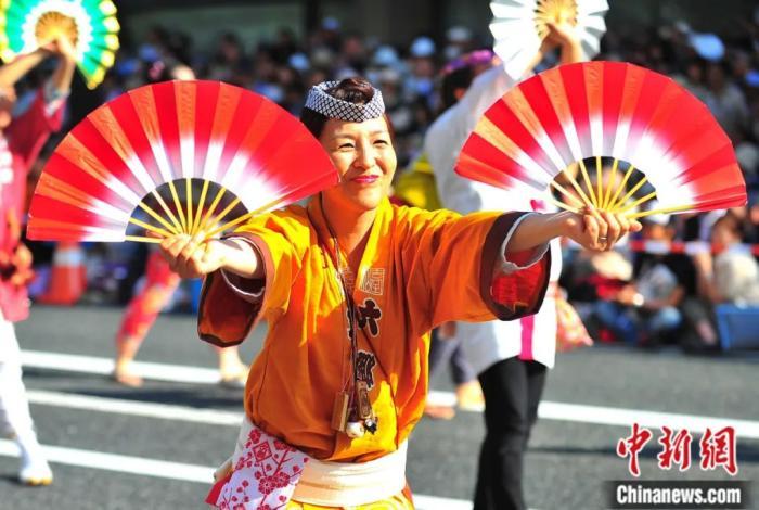 日本仙臺(tái)七夕祭。孫冉 攝